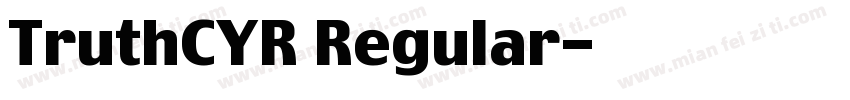 TruthCYR Regular字体转换